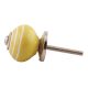 Yellow Striped Small Ceramic Cabinet Knobs Online